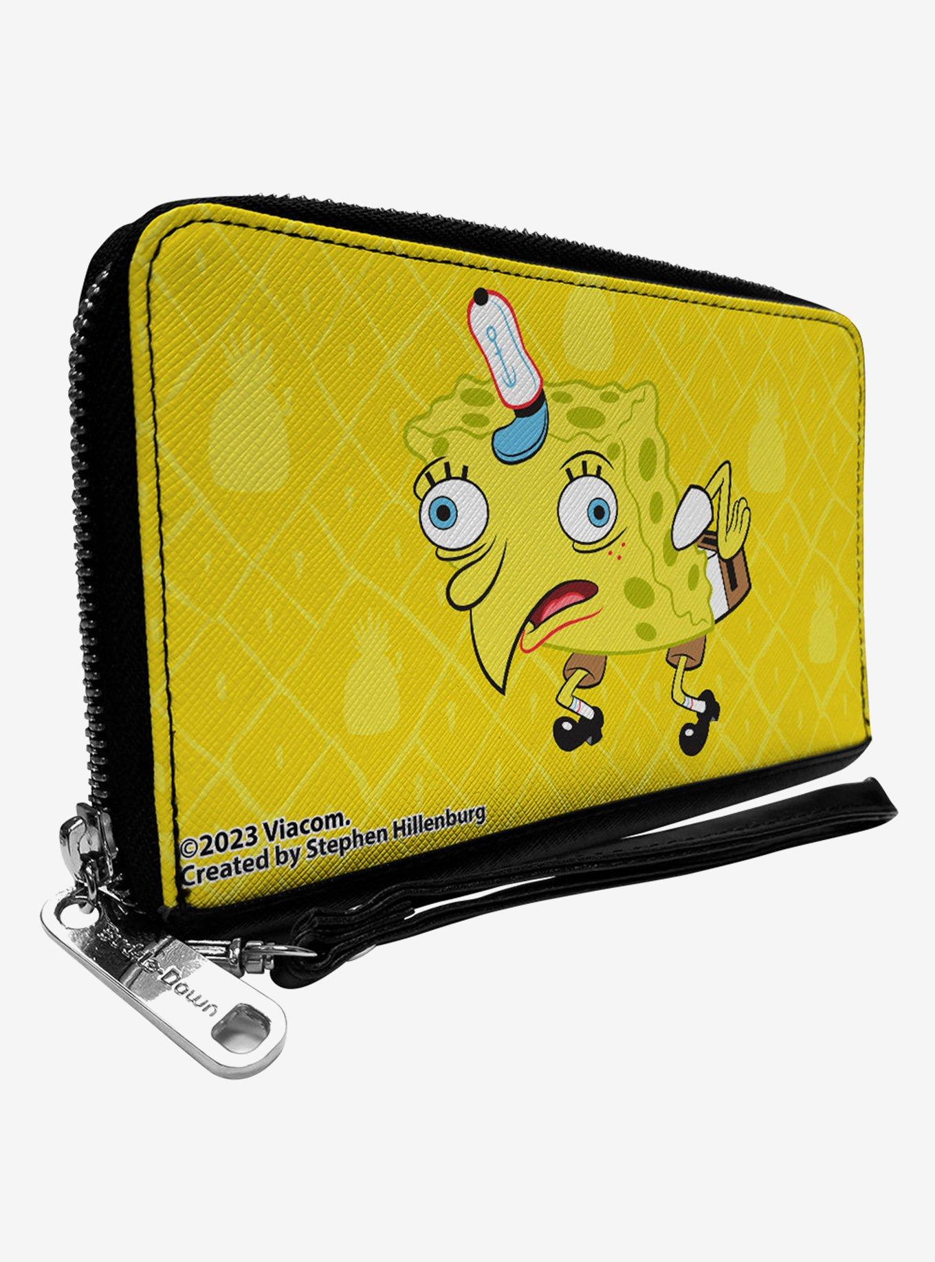 SpongeBob SquarePants Mocking Pineapple Close Up Zip Around Wallet
