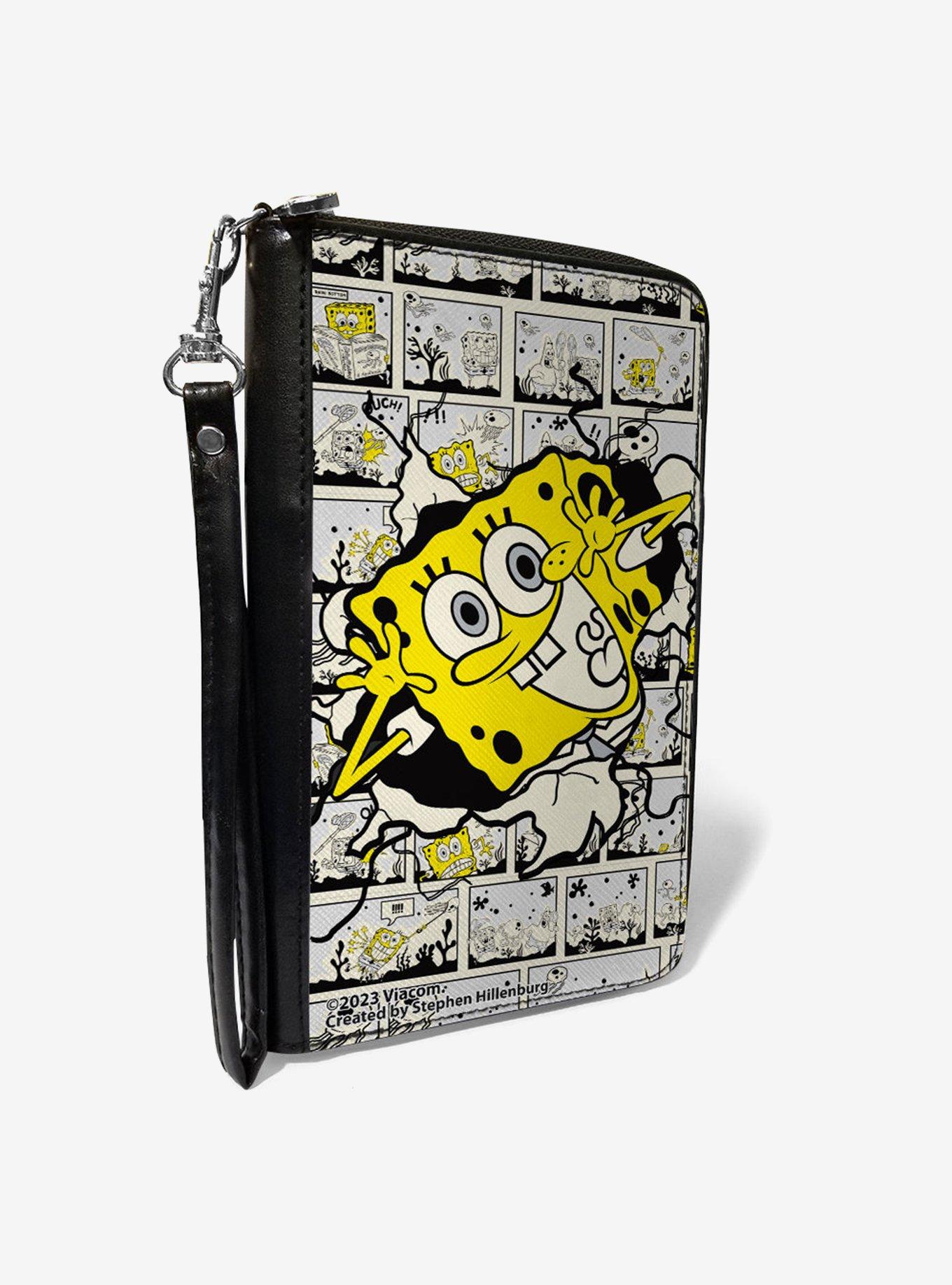 SpongeBob SquarePants Breakthrough Scene Zip Around Wallet, , hi-res