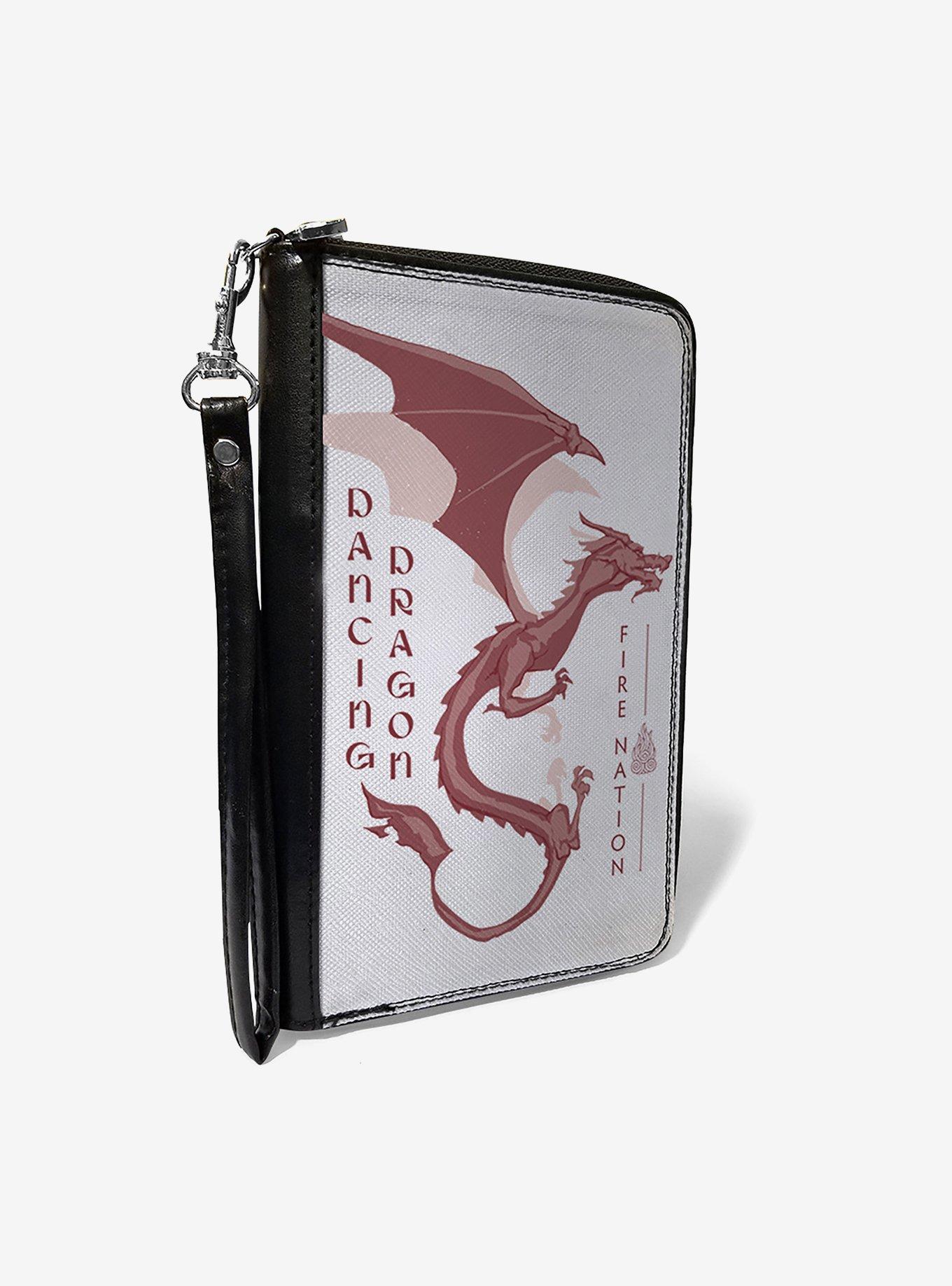 Avatar The Last Airbender Dancing Dragon Fire Nation Zip Around Wallet, , hi-res