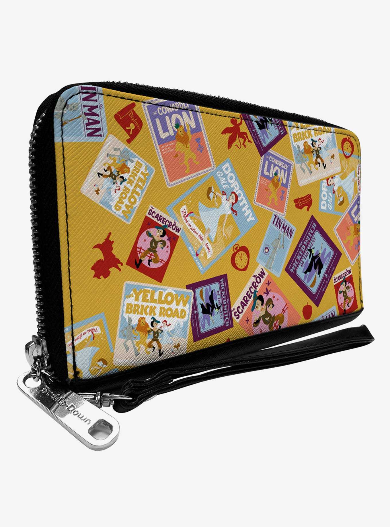 The Wizard of Oz Characters Scenes and Icons Zip Around Wallet, , hi-res