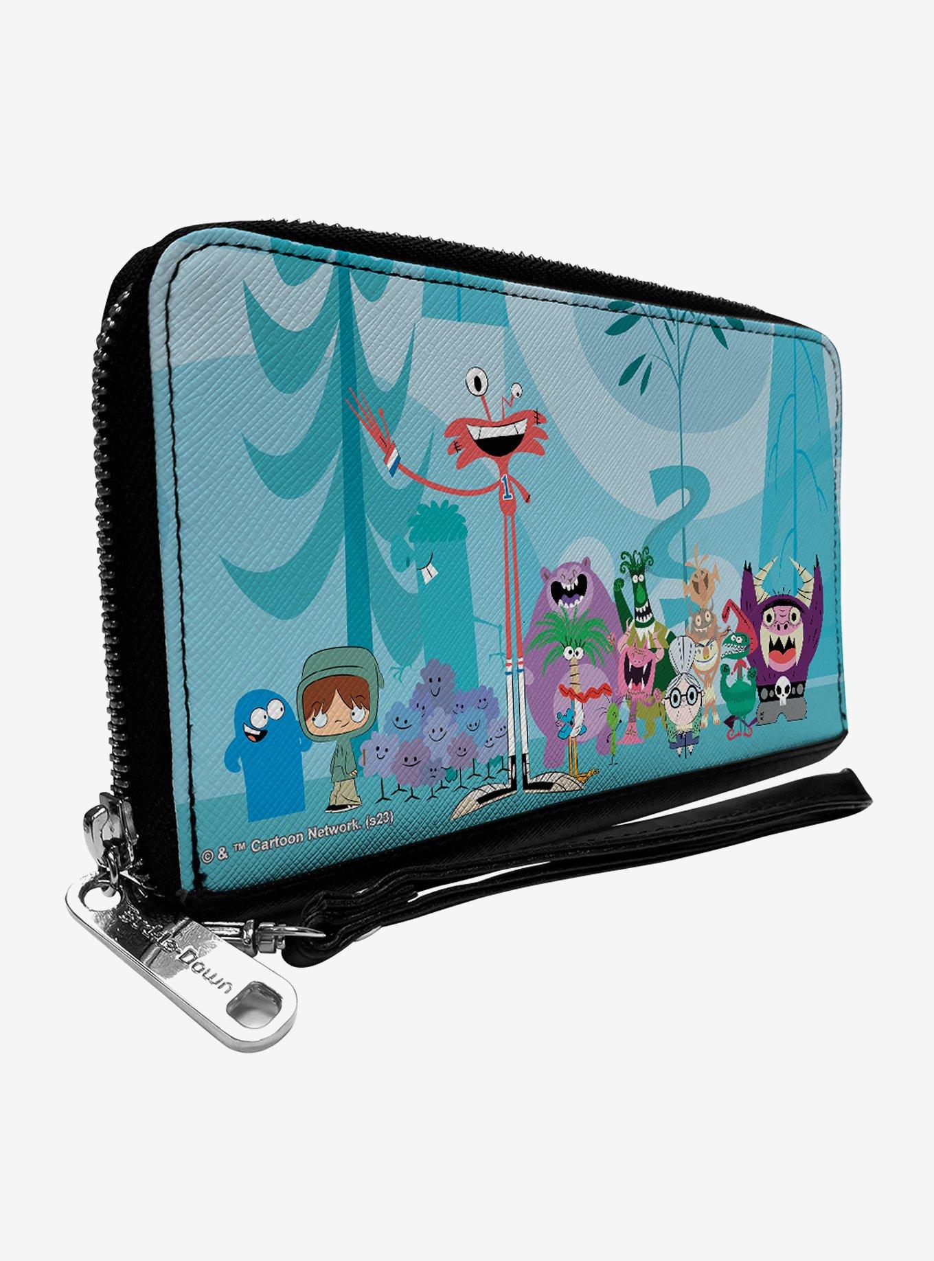 Buckle-Down Warner Bros. Fosters Home For Imaginary Friends Bifold Wallet - Vegan Leather, 5 Card Slots + ID Window