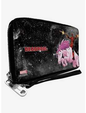 Marvel Deadpool Kills Deadpool Again Unicorn Issue 2 Zip Around Wallet, , hi-res
