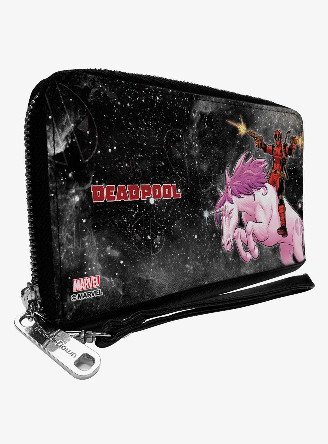 Marvel Deadpool Kills Deadpool Again Unicorn Issue 2 Zip Around Wallet, , hi-res