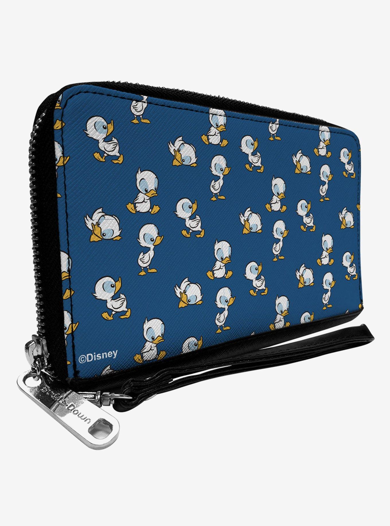 Disney Donald Duck Duckling Poses Zip Around Wallet, , hi-res