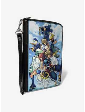 Disney Kingdom Hearts 6-Character Group Pose Zip Around Wallet, , hi-res