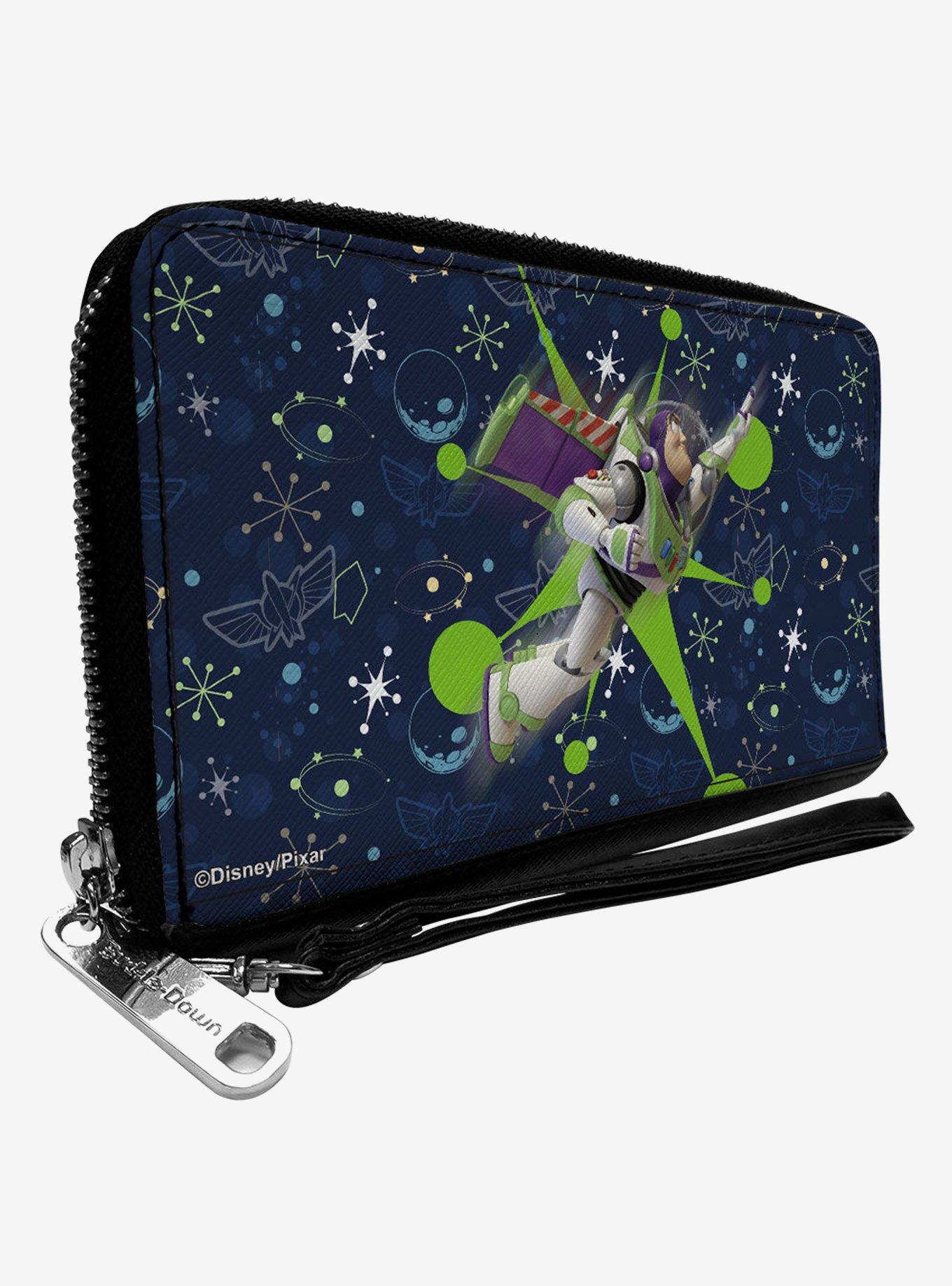 Disney Pixar Toy Story Buzz Lightyear Flight Pose Zip Around Wallet, , hi-res