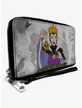 Disney Snow White Evil Queen Cauldron Zip Around Wallet, , hi-res