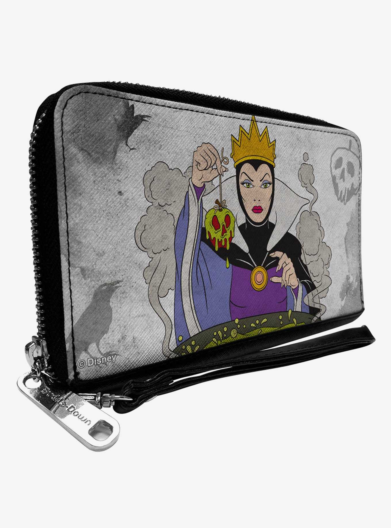Disney Snow White Evil Queen Cauldron Zip Around Wallet, , hi-res