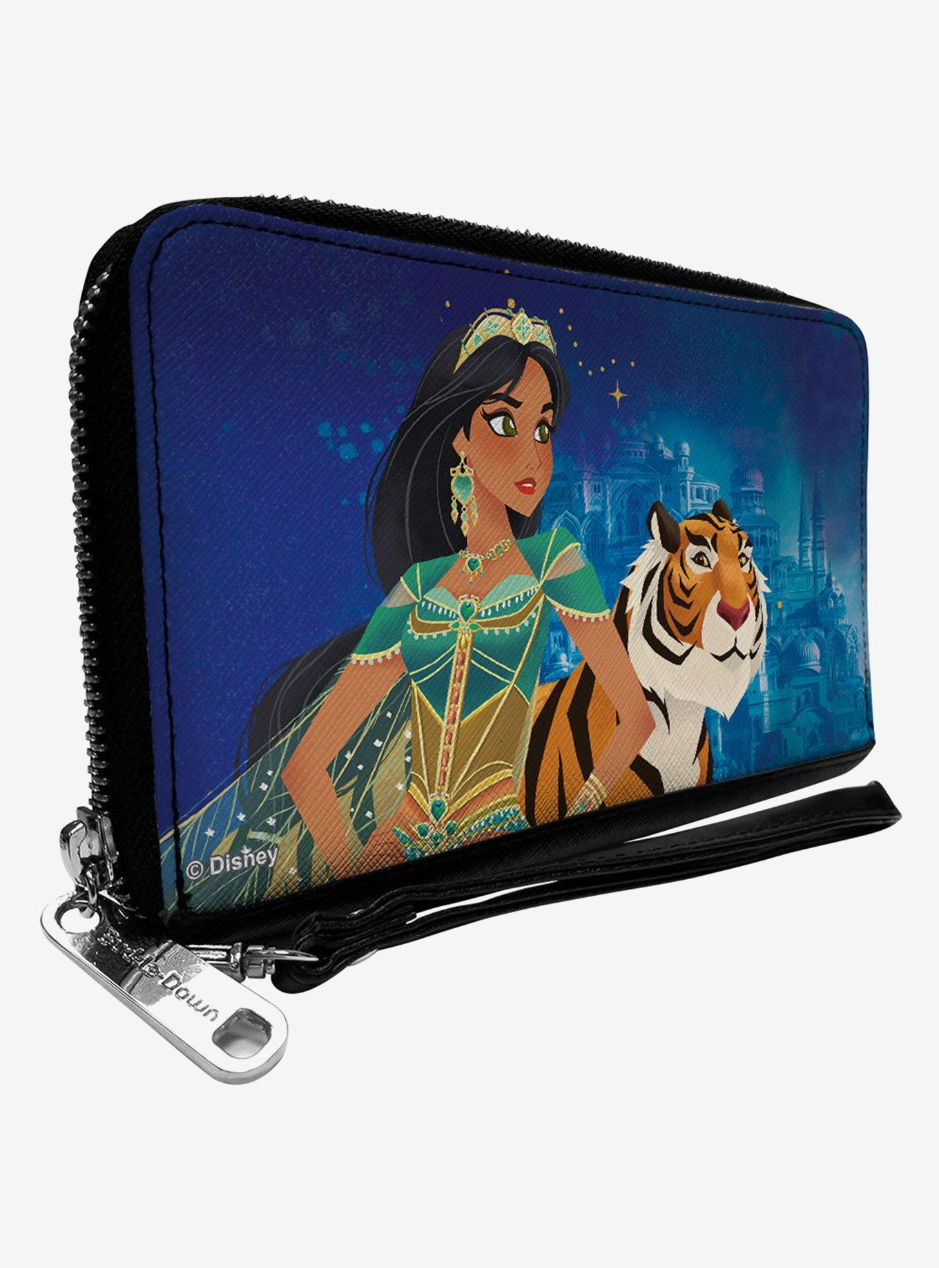 Disney Aladdin Jasmine 2019 Standing Rajah Palace Zip Around Wallet