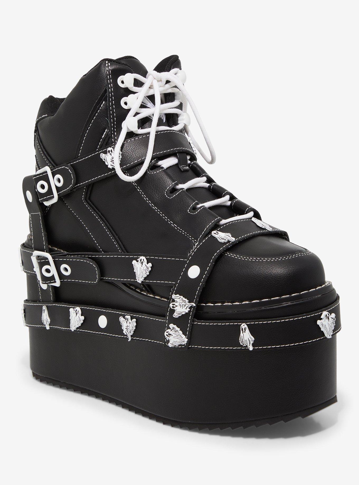 YRU Ghost Bow Platform Sneakers