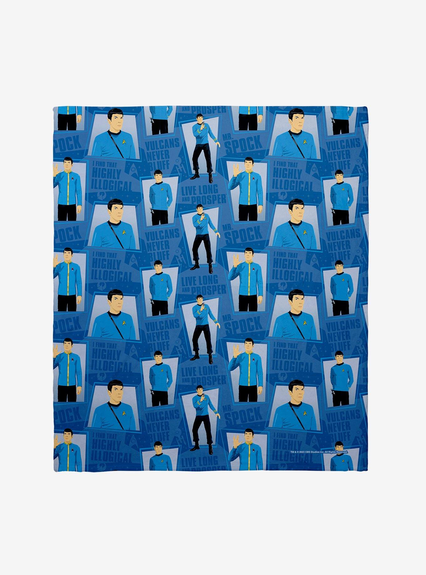 Star Trek Mr. Spock Throw Blanket, , hi-res