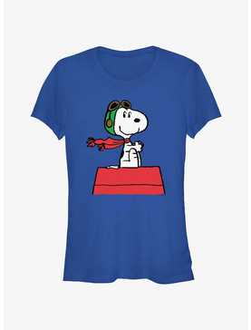 Peanuts Flying Snoopy Ace Girls T-Shirt, , hi-res
