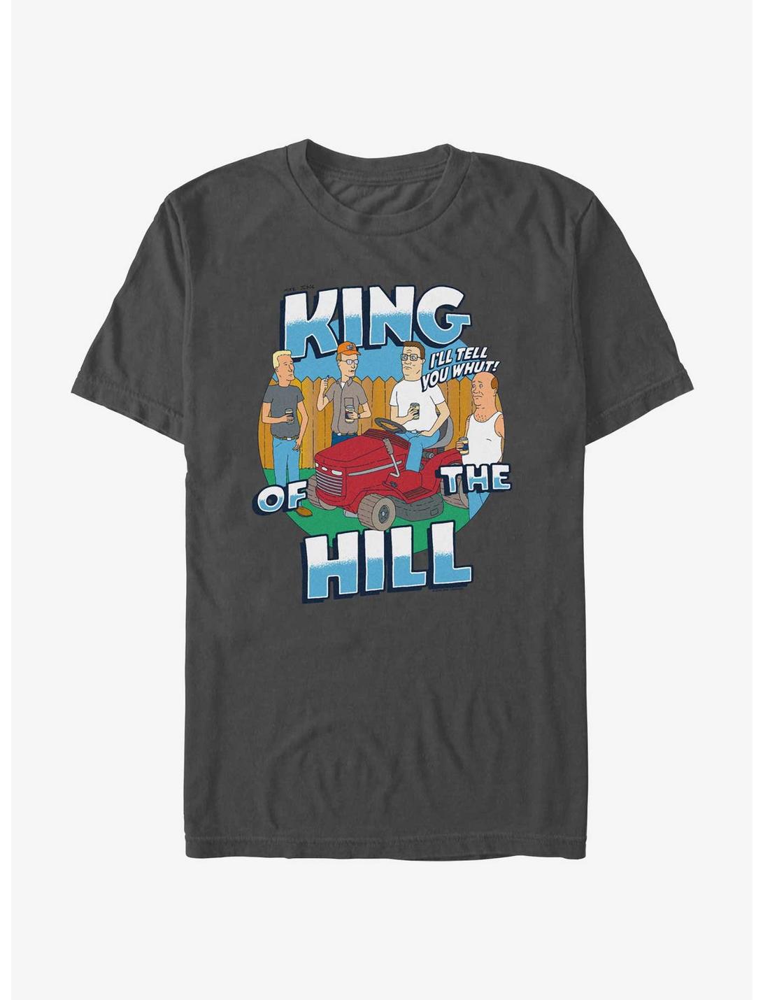 King Of The Hill I'll Tell You Whut! T-Shirt, CHARCOAL, hi-res