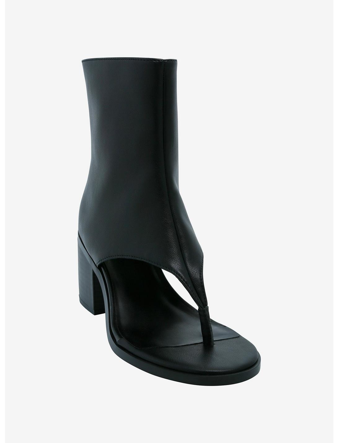 Azalea Wang Black Boot Sandals, MULTI, hi-res