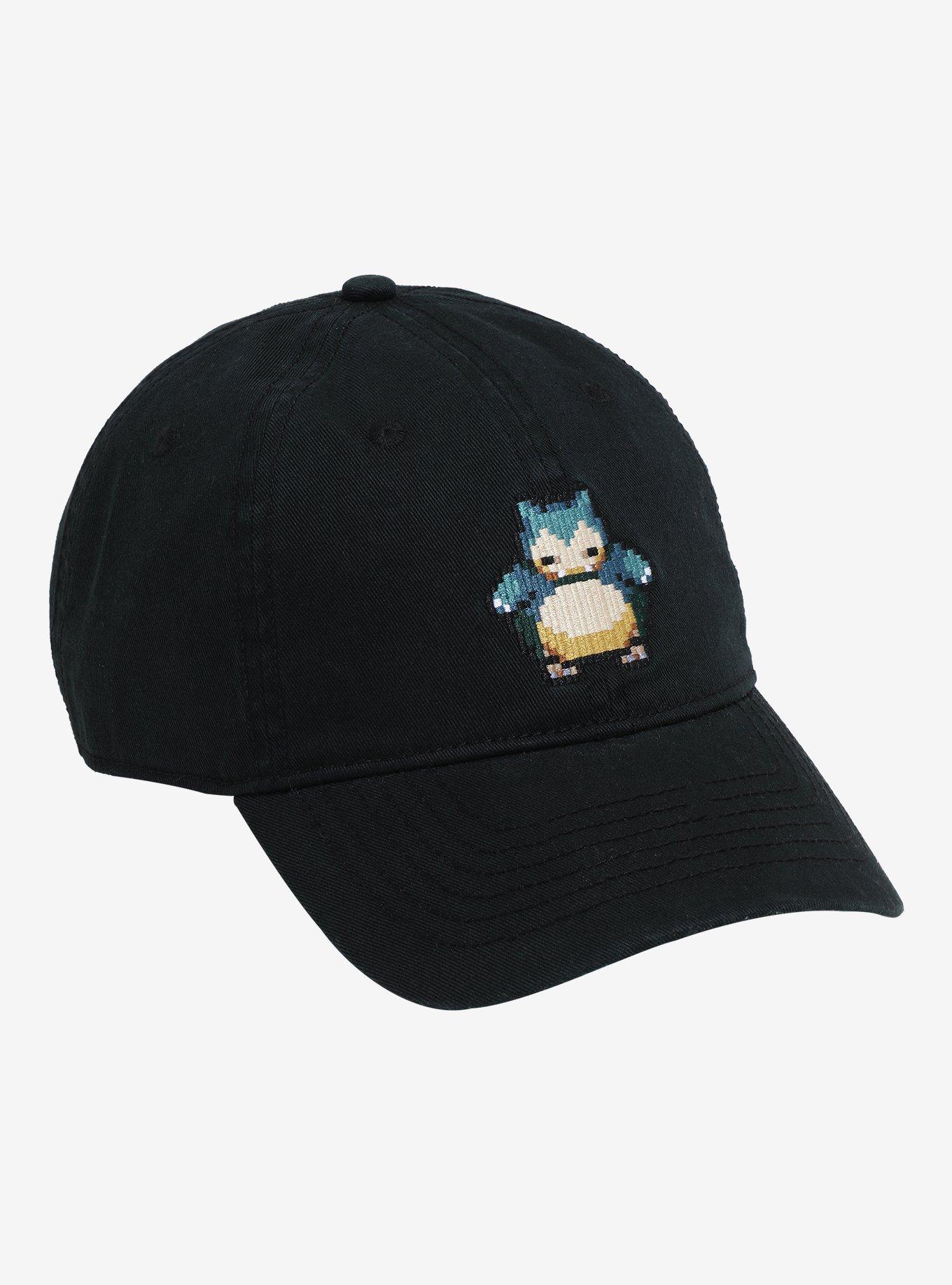 Pokémon Snorlax Pixel Portrait Ball Cap - BoxLunch Exclusive, , hi-res