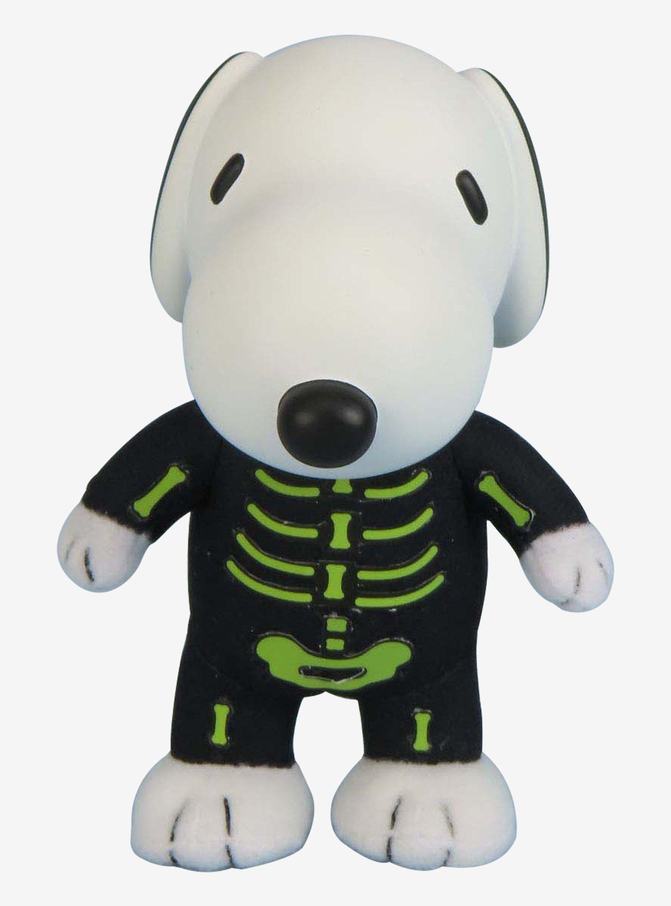 Peanuts FigureKey Snoopy Skeleton Plush Figure, , hi-res