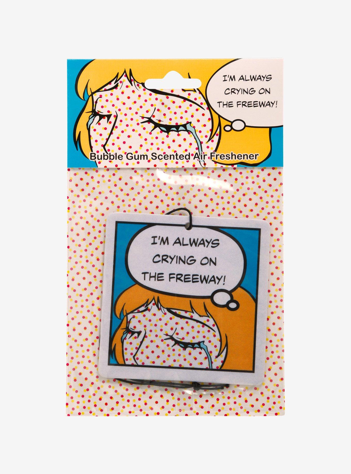 Crying On The Freeway Pop Art Air Freshener, , hi-res