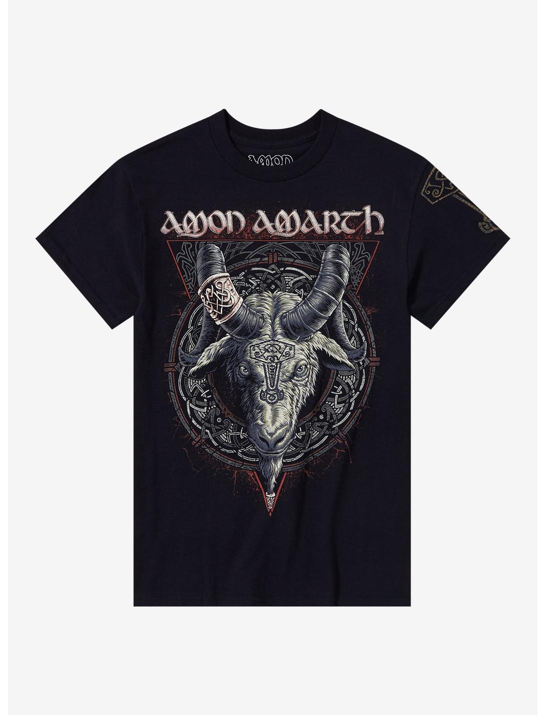 Amon Amarth Heidrun Boyfriend Fit Girls T-Shirt, BLACK, hi-res
