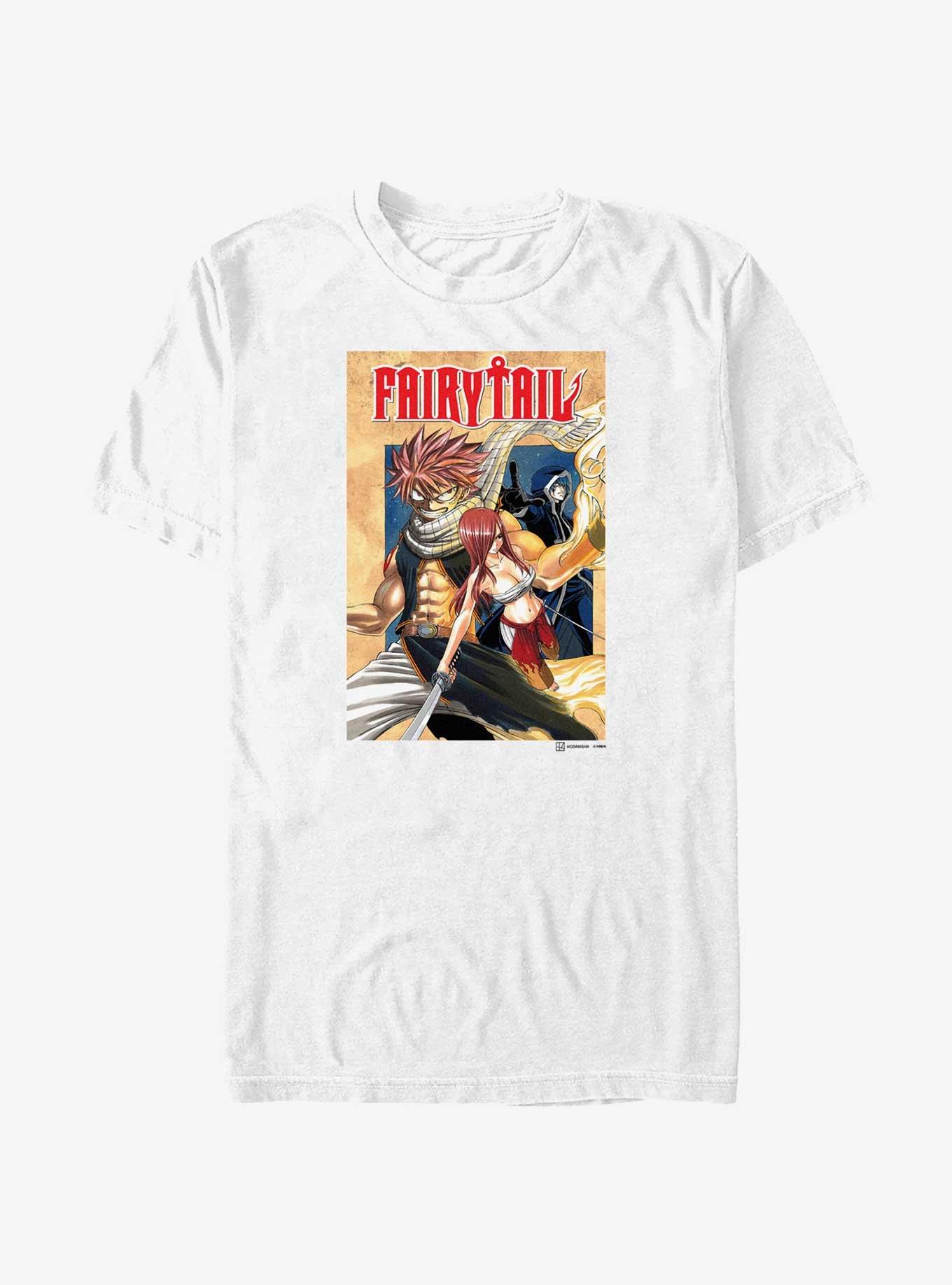 Fairy Tail Natsu Ezra and Jellal Poster T-Shirt, , hi-res