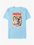 Fairy Tail Cover Poster T-Shirt, LT BLUE, hi-res