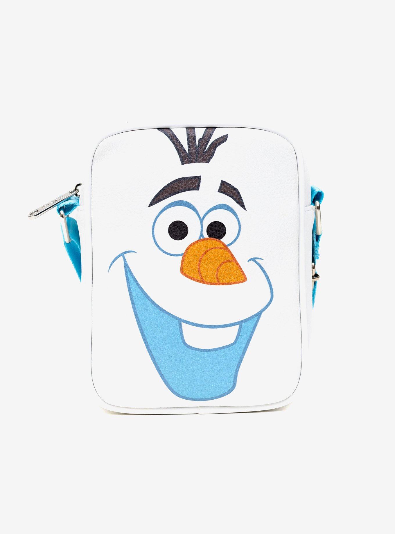 Disney Frozen Olaf Smiling Face Character Close Up Crossbody Bag