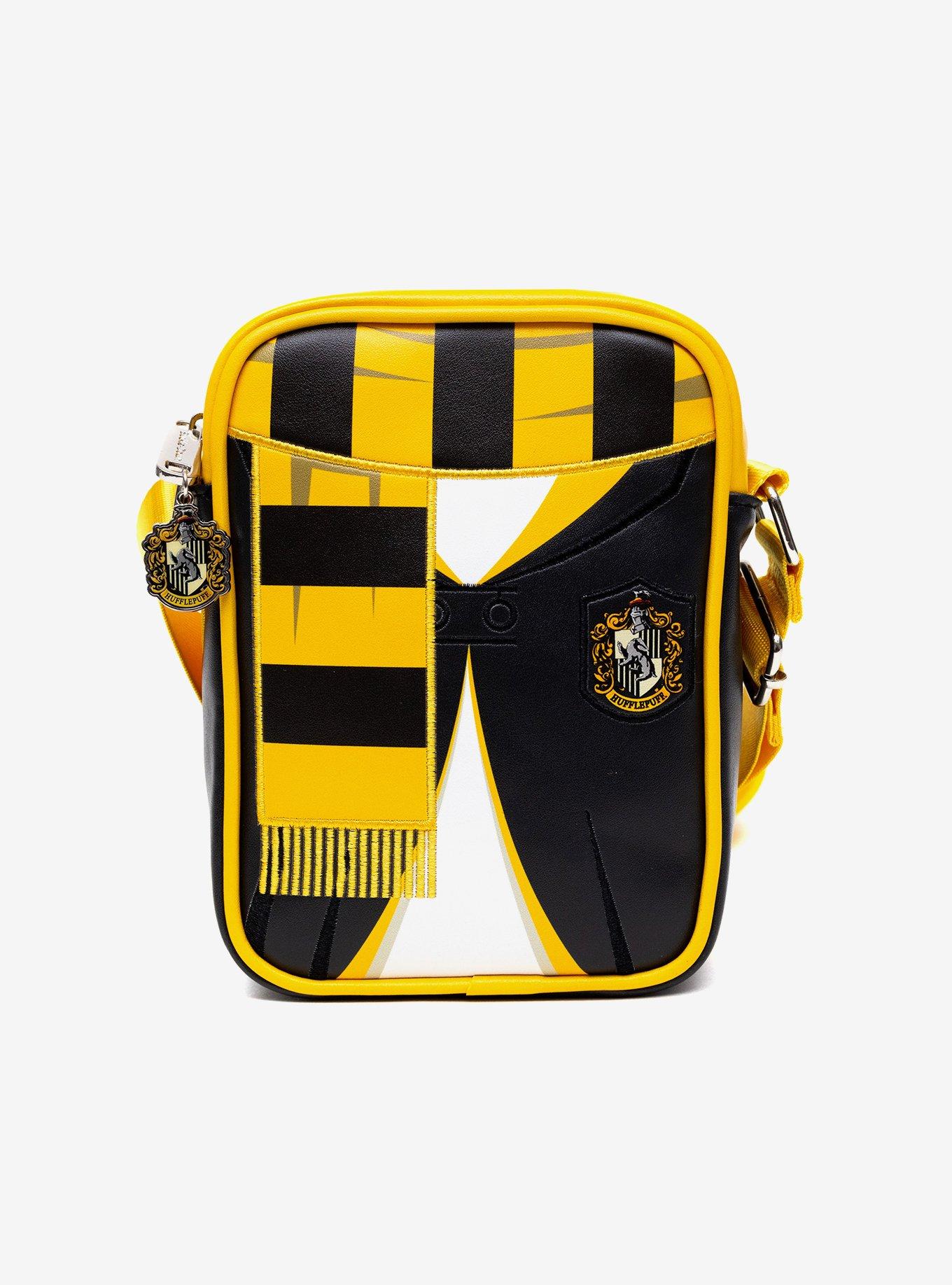 Harry Potter Hogwarts Hufflepuff Uniform Embroidered Crossbody Bag, , hi-res