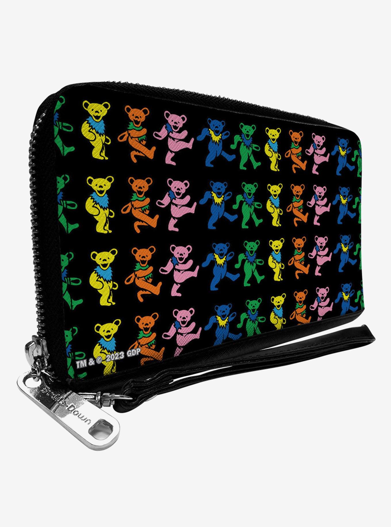 Grateful Dead Dancing Bears Zip Around Wallet, , hi-res