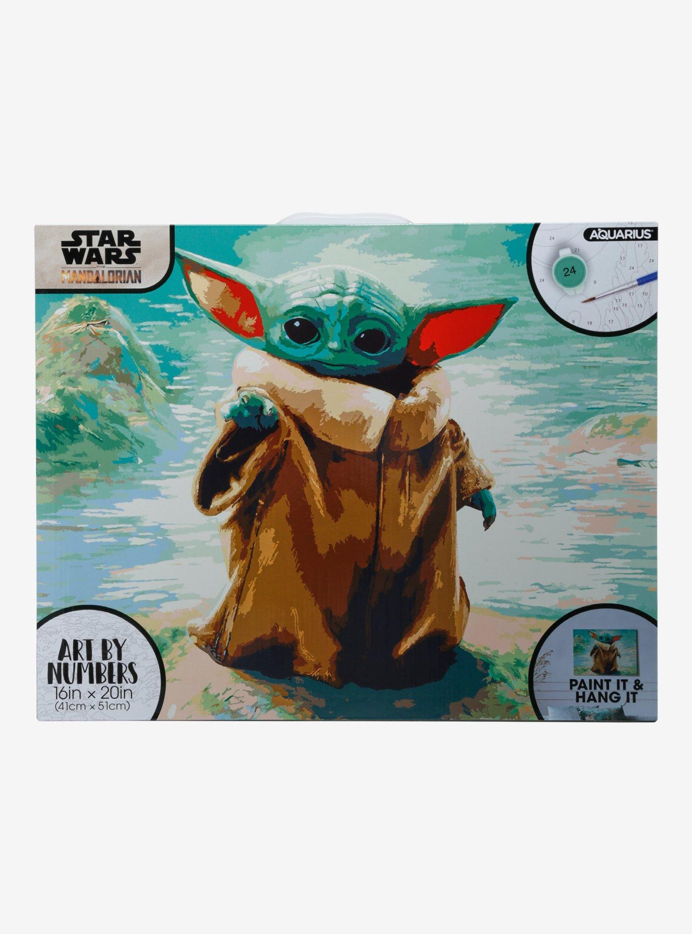 Star Wars The Mandalorian Grogu Art By Numbers Paint Kit, , hi-res