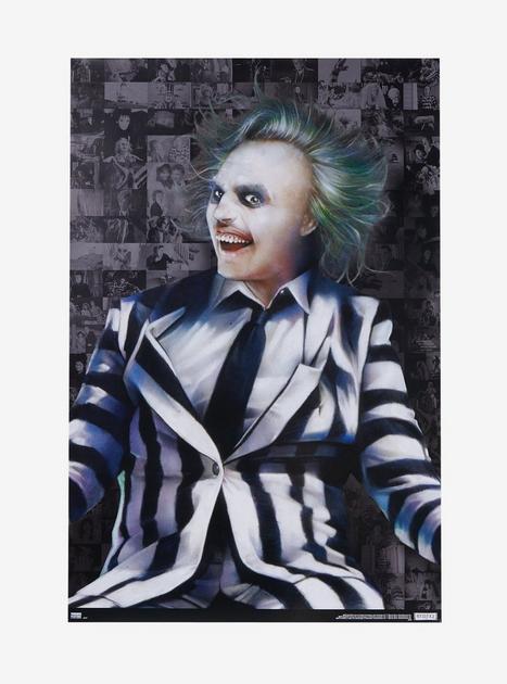 Beetlejuice Collage Poster | Hot Topic