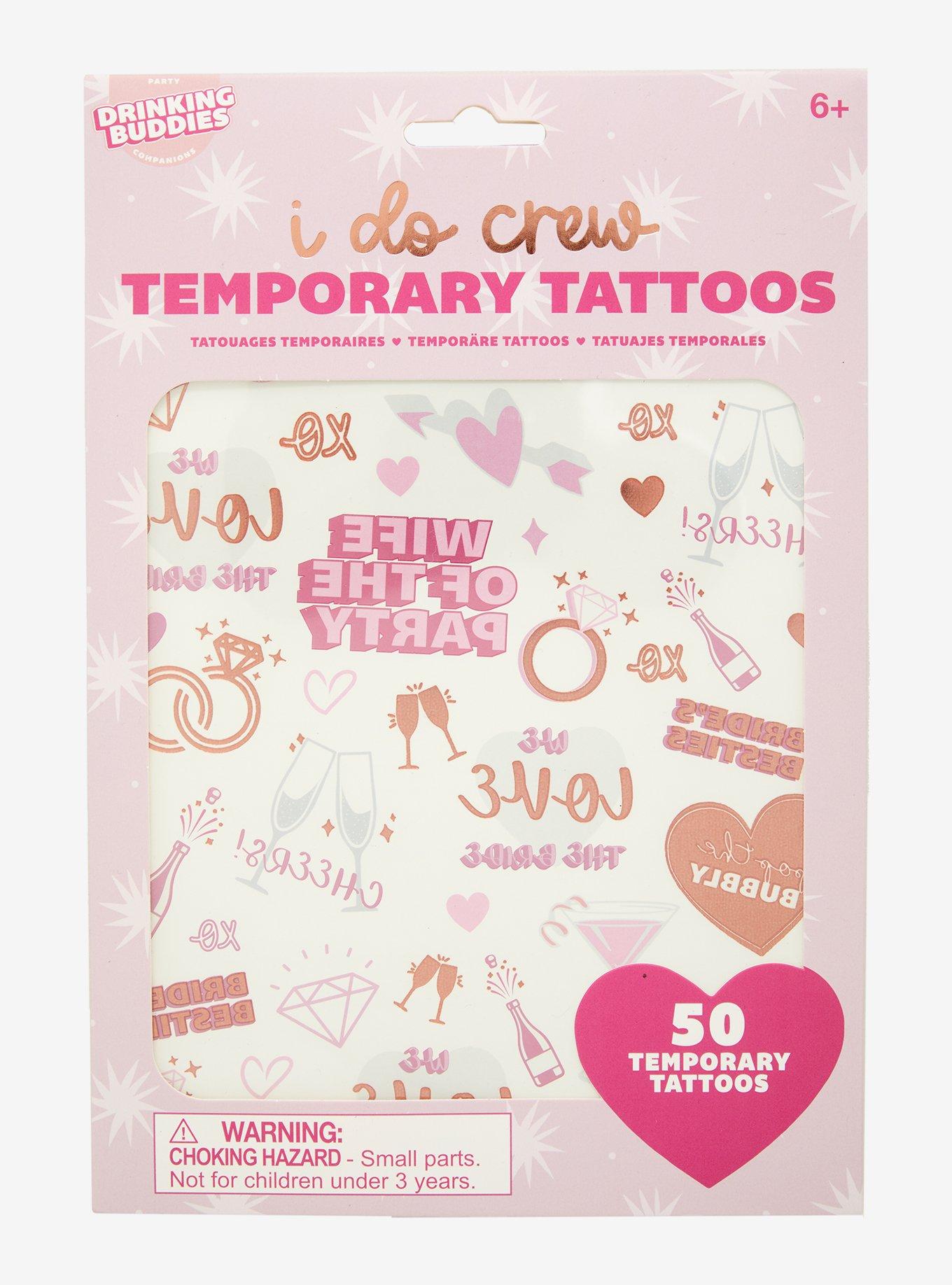 I Do Crew Temporary Tattoos