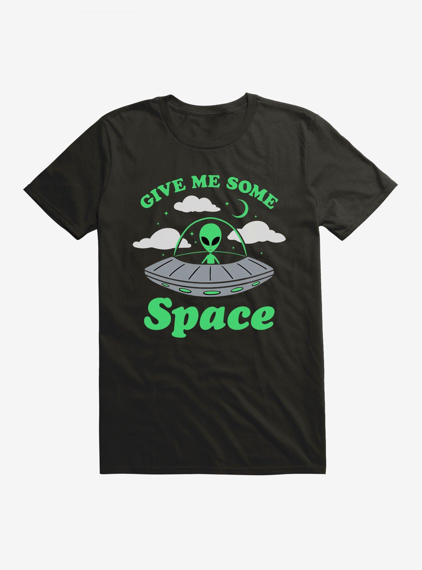 Aliens Give Me Some Space T-Shirt, BLACK, hi-res