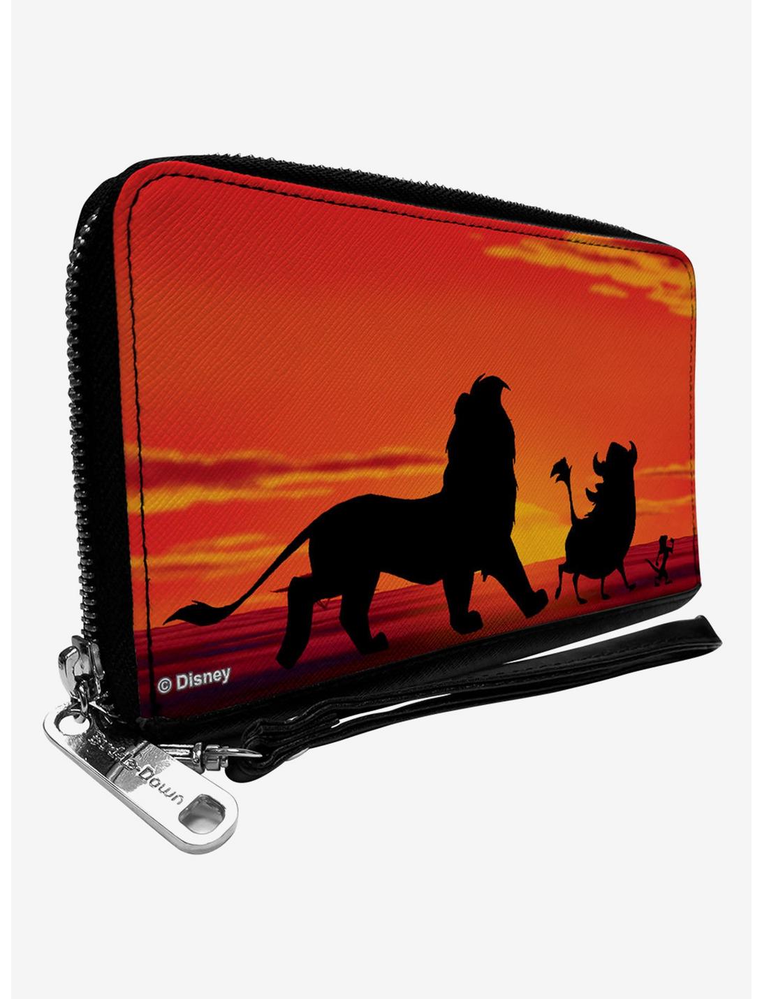Disney The Lion King Simba Pumbaa Timon Sunset Zip Around Wallet, , hi-res