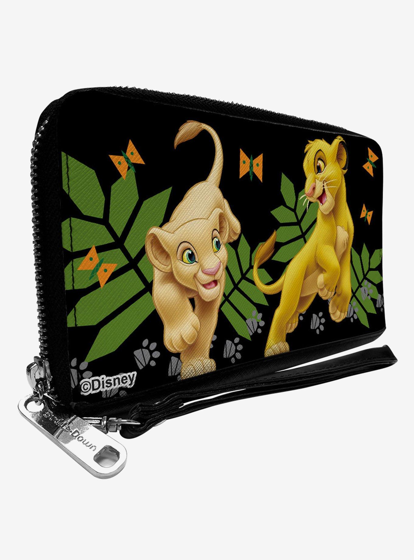 Disney The Lion King Young Simba & Nala Playing Zip Around Wallet, , hi-res