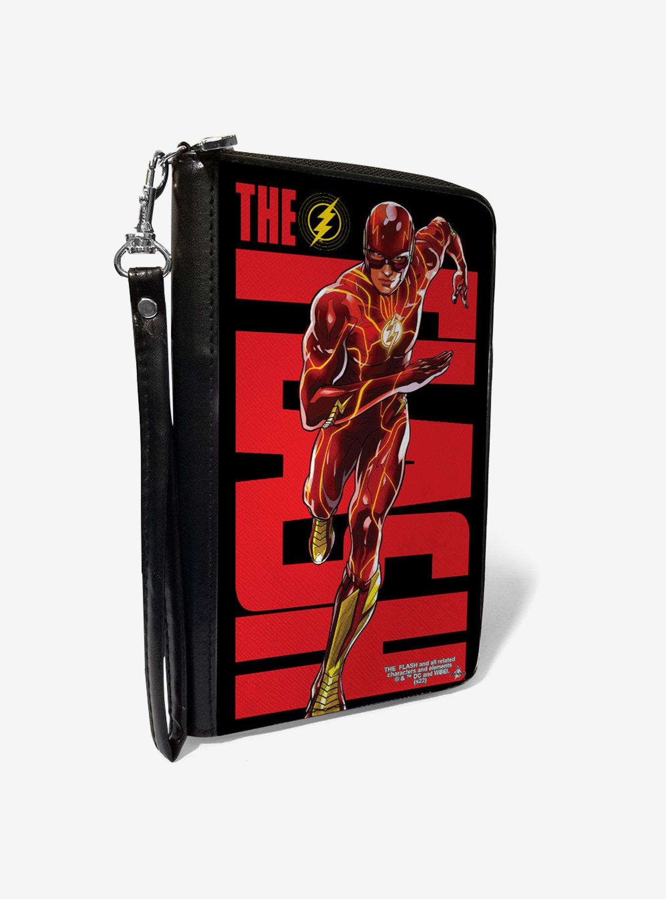 DC Comics The Flash Title and Running Action Zip Around Wallet