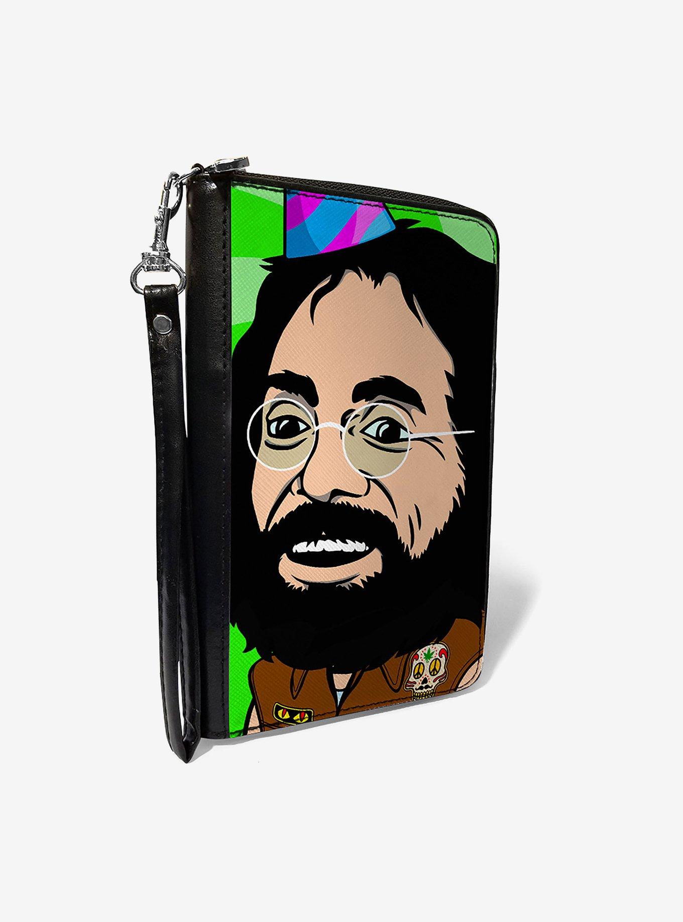 Cheech & Chong Homies In Dreamland Chong Party Hat Zip Around Wallet