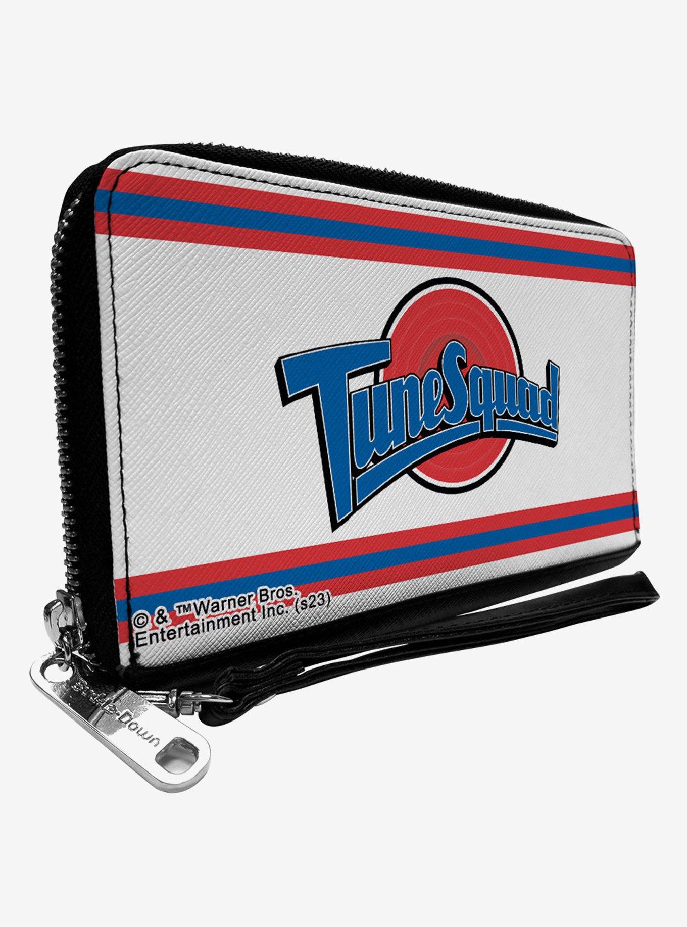 Looney Tunes Space Jam Tune Squad Logo Stripe Zip Around Wallet, , hi-res