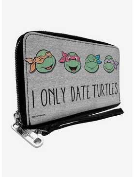 Teenage Mutant Ninja Turtles I Only Date Turtles Zip Around Wallet, , hi-res