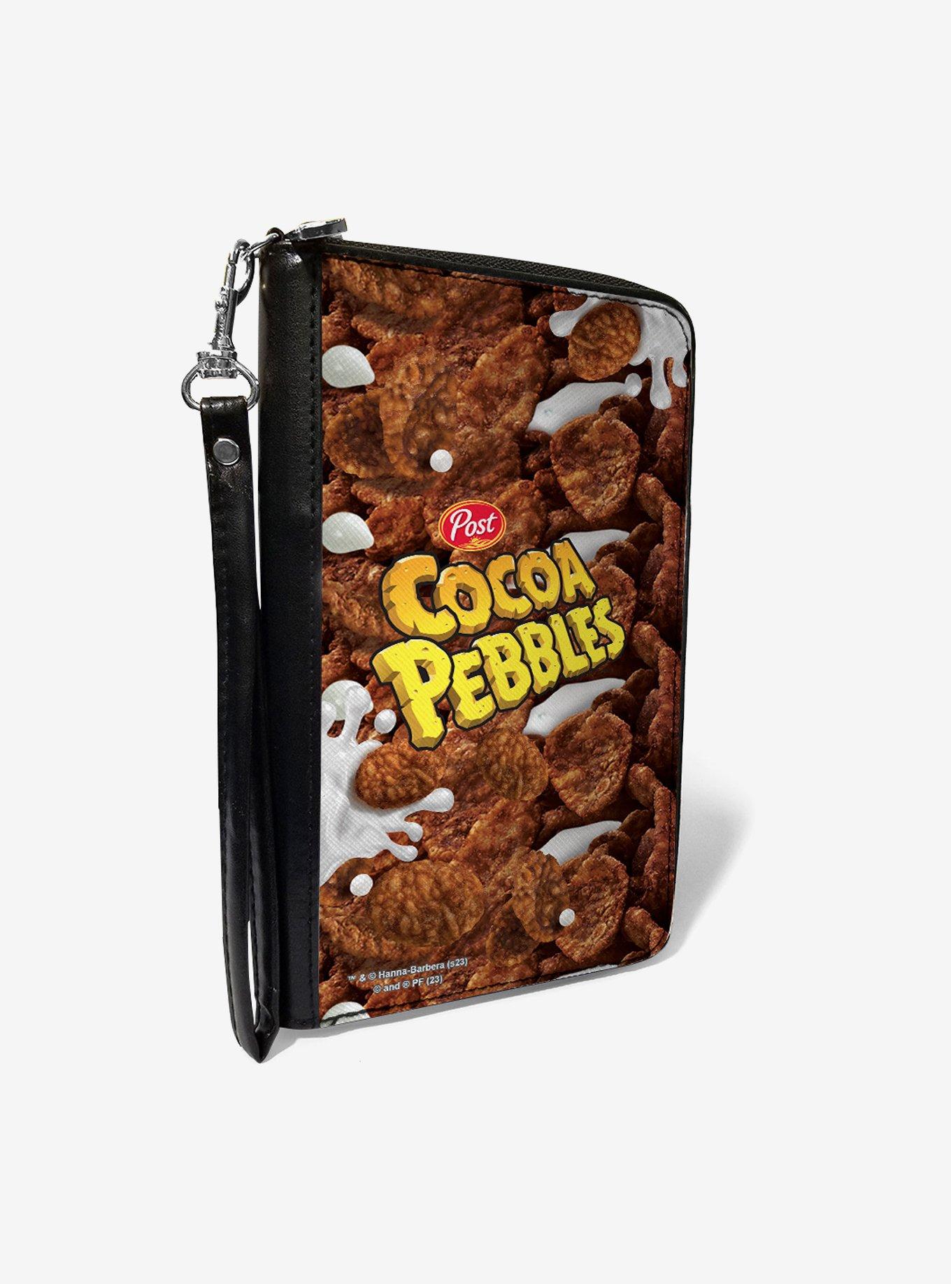 The Flintstones Post Cocoa Pebbles Logo Cereal Zip Around Wallet, , hi-res