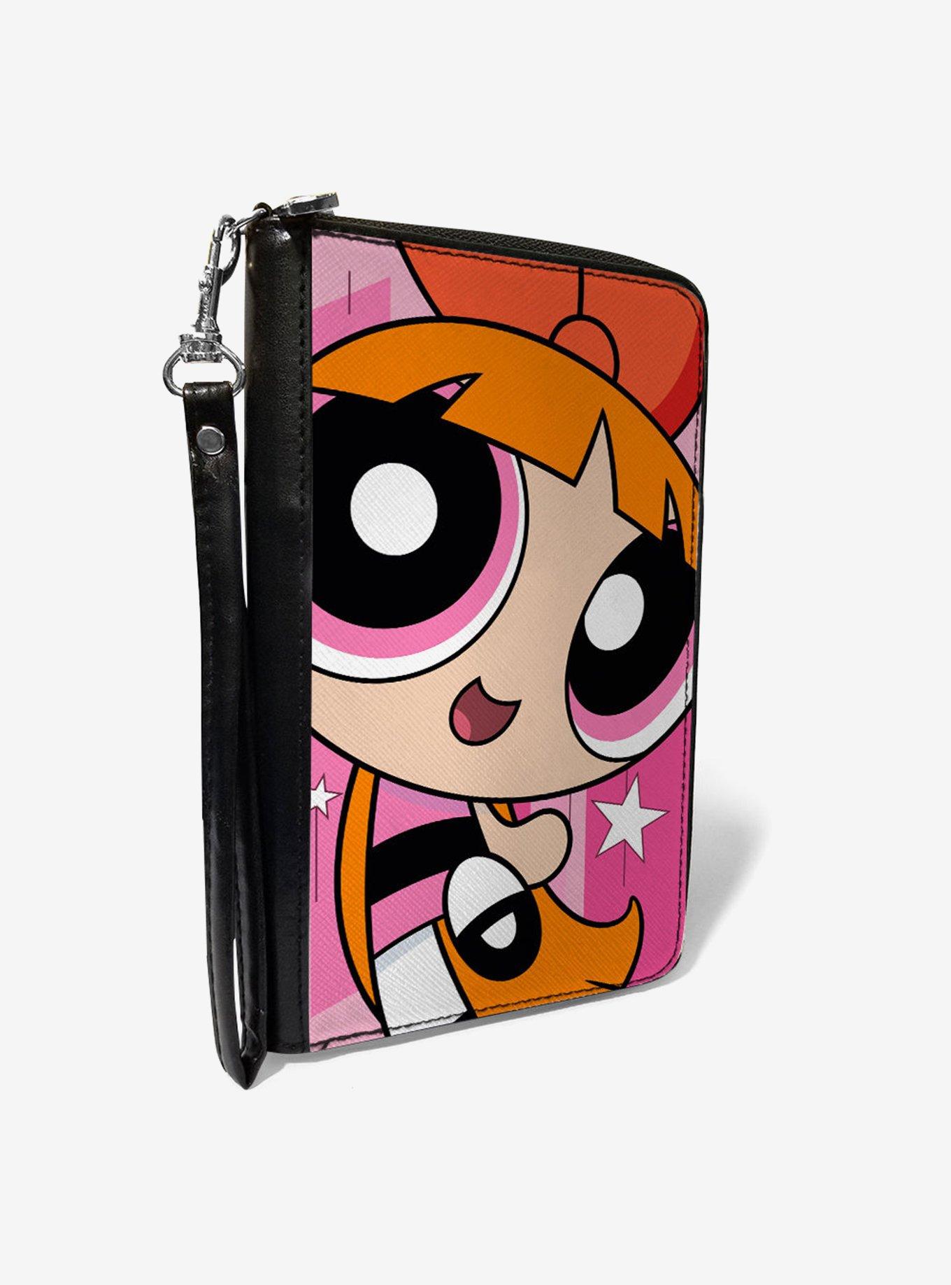 The Powerpuff Girls Blossom Close-Up Pose Zip Around Wallet