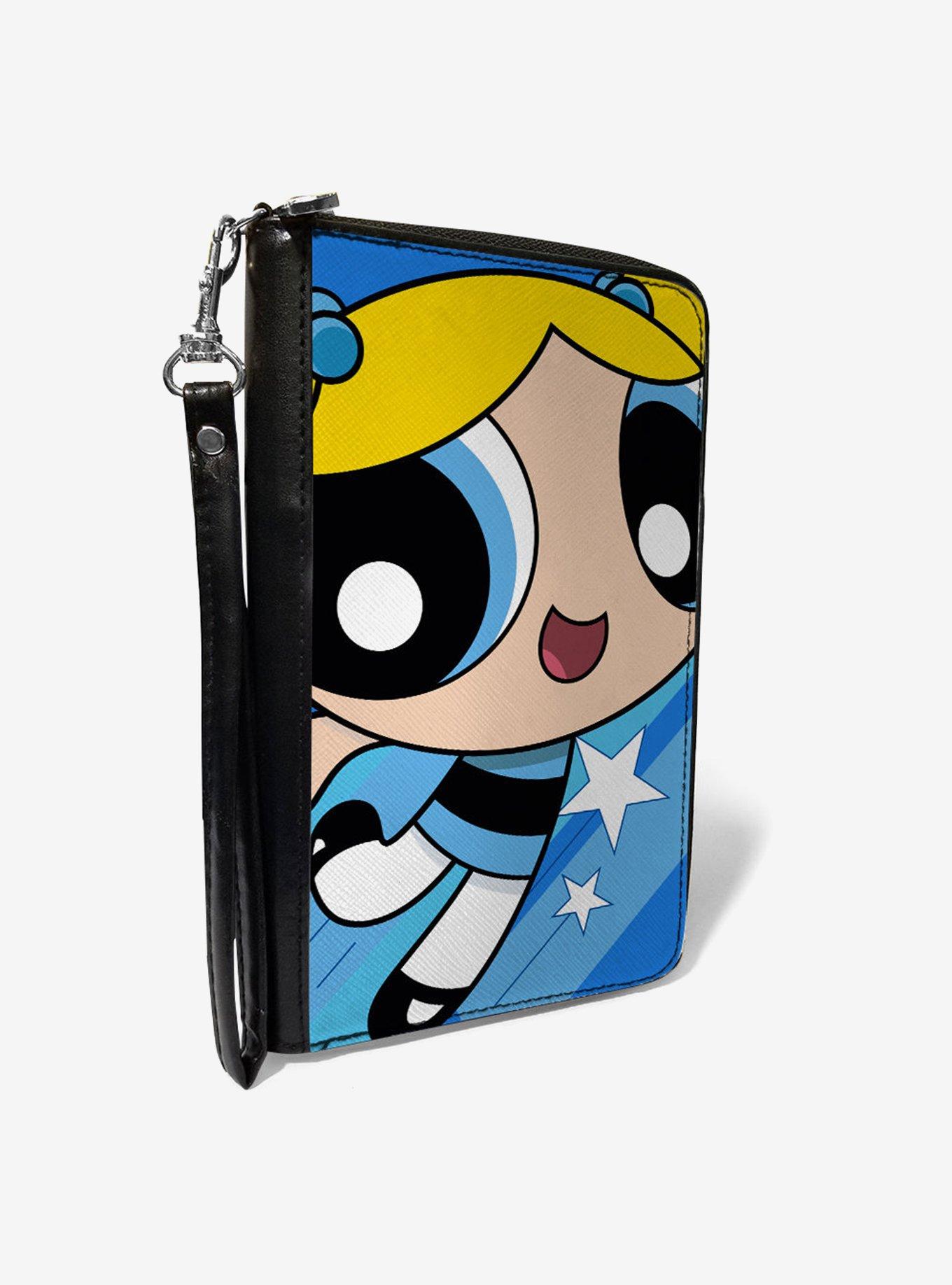 The Powerpuff Girls Bubbles Close-Up Pose Zip Around Wallet