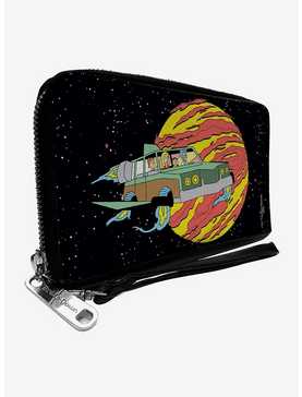 Rick and Morty Smith Family Flying Car and Planet Zip Around Wallet, , hi-res
