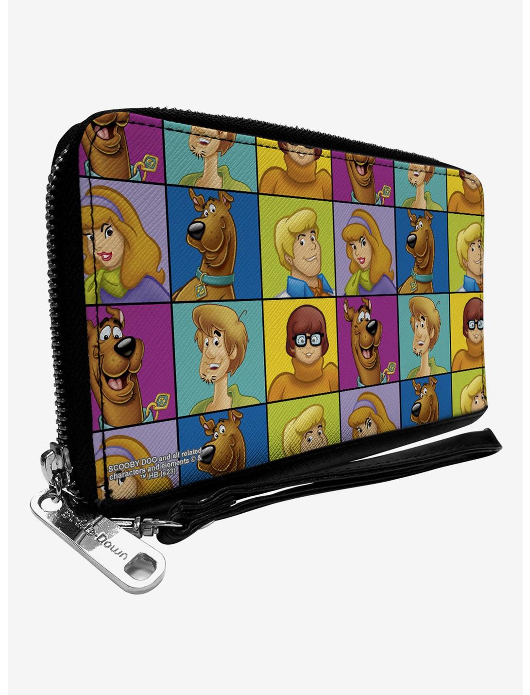 Scooby-Doo! 5-Character Face Blocks Zip Around Wallet, , hi-res