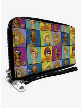 Scooby-Doo! 5-Character Face Blocks Zip Around Wallet, , hi-res