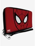 Marvel Spider-Man Face Close Up Zip Around Wallet, , hi-res