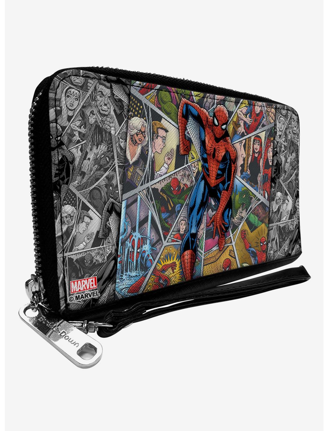 Marvel Spider-Man Beyond Amazing Character Collage Zip Around Wallet, , hi-res