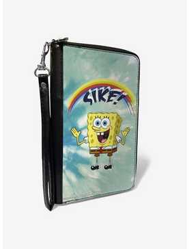 SpongeBob SquarePants Rainbow Sike Pose Zip Around Wallet, , hi-res