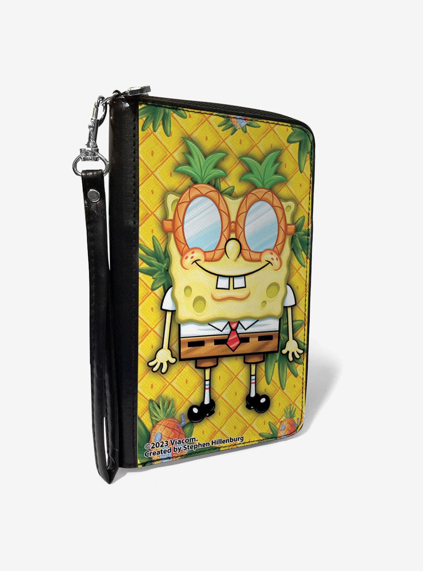 SpongeBob SquarePants Pineapple Eyes Pose Zip Around Wallet | BoxLunch