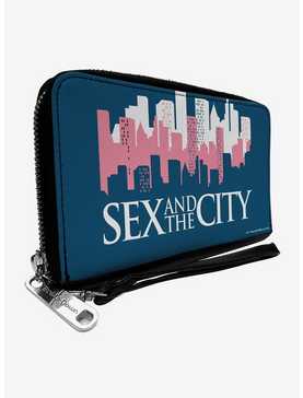 Sex and The City Skyline Title Logo Zip Around Wallet, , hi-res
