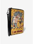 I Am Weasel IR Baboon Pose and Title Zip Around Wallet, , hi-res