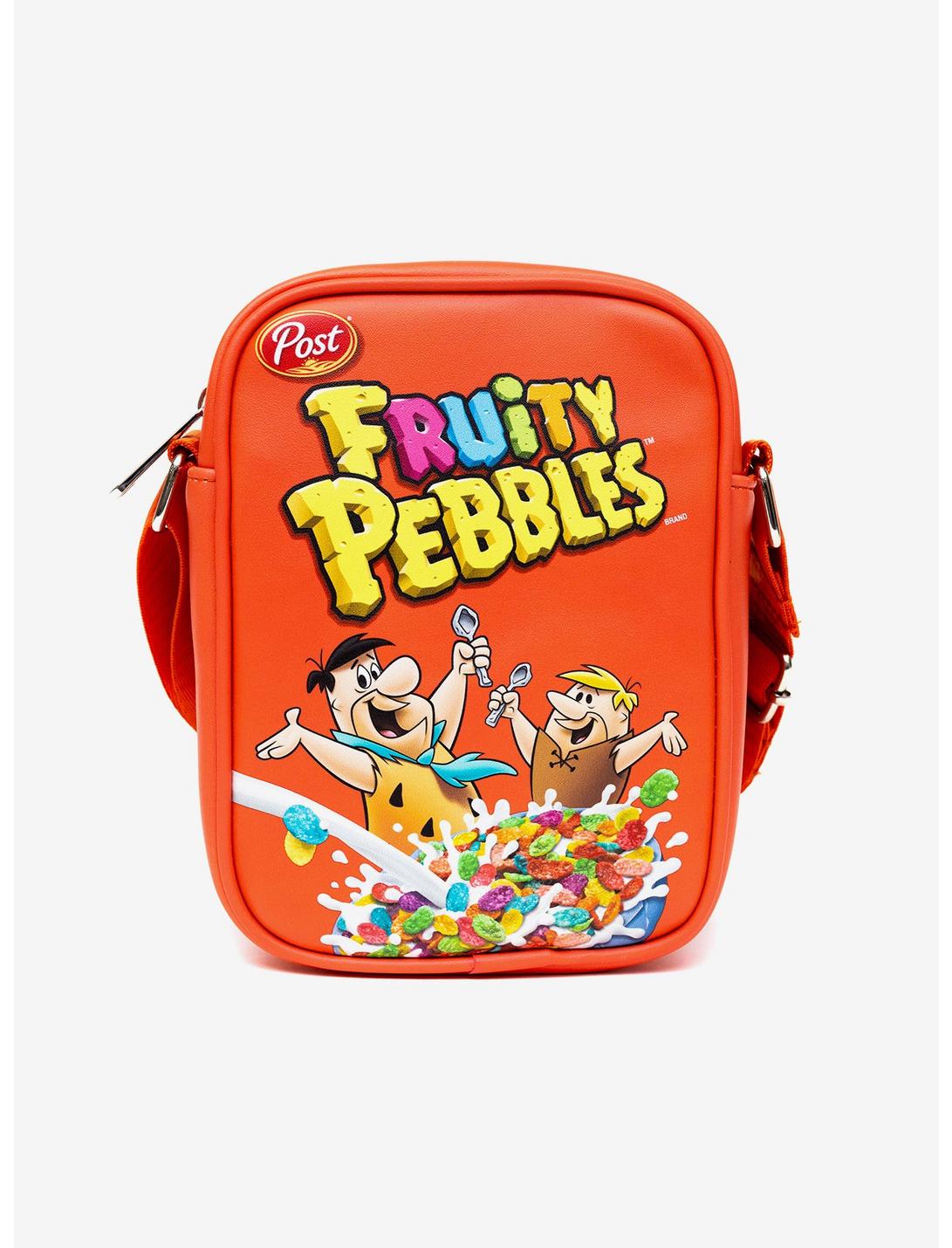 The Flintstones Fruity Pebbles Fred Barney Cereal Box Replica Crossbody Bag, , hi-res